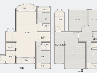 瓯江公馆（谛华景园） 5室 2厅 323.66平米